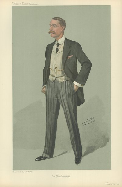 Major William Eden Evans-Gordon by Leslie Matthew Ward